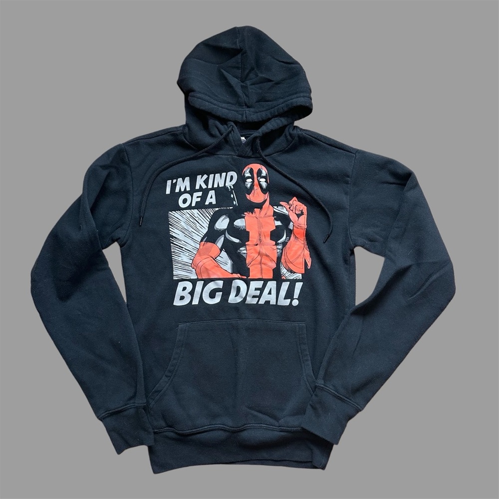 Official Marvel Deadpool Pullover Hoodie - Size XS - Great Condition!
